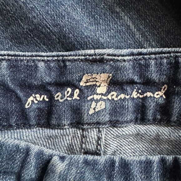 7 For All Mankind A Pocket Flare Bootcut Jeans Women's Size 30 - Picture 11 of 12